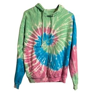 Cold Crush Tie Dye Hoodie Medium Multicolor
